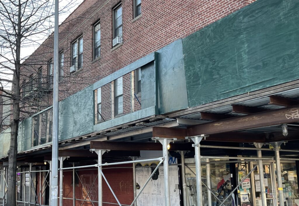 sidewalk shed rental nyc